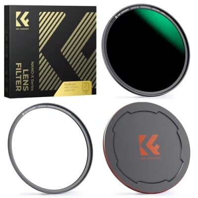 Afbeelding van K&amp;F Concept ND filter 82 mm ND1000 (10 stop) magnetisch met lensadapter