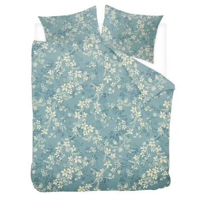Afbeelding van Ivorlyn Albany Dekbedovertrek Lits jumeaux 240x200/220 cm Mineral blue