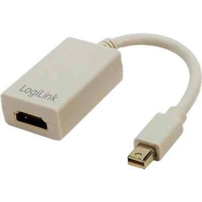 Afbeelding van LogiLink CV0036A kabeladapter/verloopstukje Mini DisplayPort HDMI A Grijs