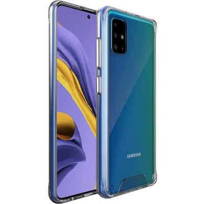 Afbeelding van Accezz Hoesje Geschikt voor Samsung Galaxy A51 Shockproof Xtreme Impact Backcover Transparant