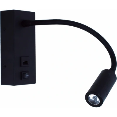 Afbeelding van Artdelight Wandlamp Easy LED USB Zwart