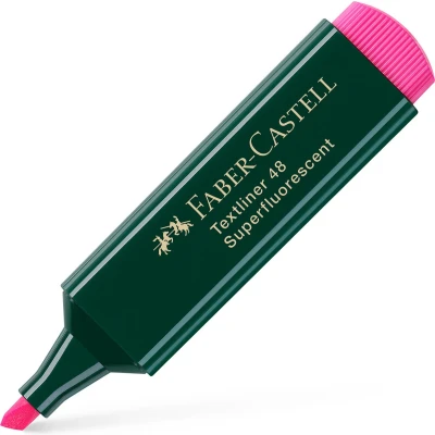 Afbeelding van tekstmarker Faber Castell 48 neon roze