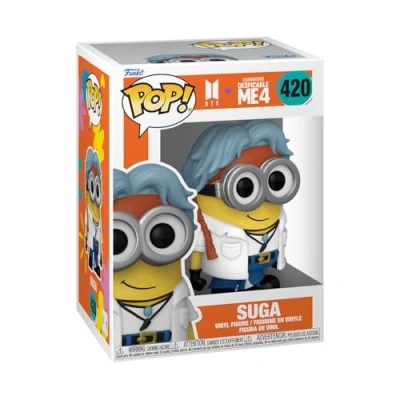 Afbeelding van Minions Despicable Me 4 BTS Suga vinylfiguur 420 Funko Pop! meerkleurig
