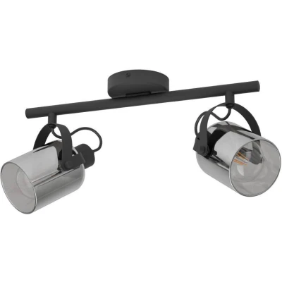 Afbeelding van EGLO Berregas Spot E27 44 cm Zwart/Grijs