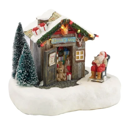 Afbeelding van Kerstmanwinkel 16,5x12x13,5 cm Luville