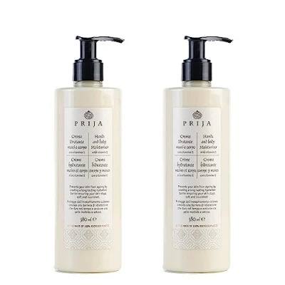 Afbeelding van Prija bodylotion met vitamine E 2x 380 ml vocht lotion ginseng