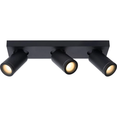 Afbeelding van Lucide Plafondspot Taylor 3x Zwart