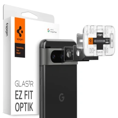 Afbeelding van Spigen EZ Fit Gehard Glas Clear Screenprotector Camera Google Pixel 8
