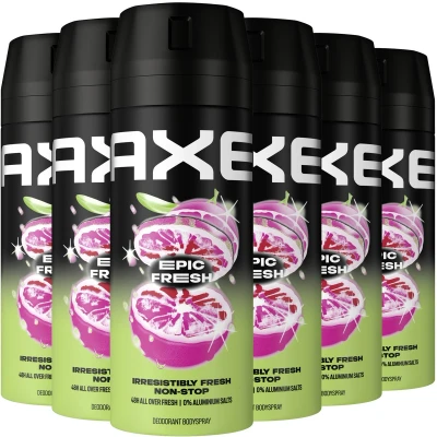 Afbeelding van 6x Axe Deodorant en Bodyspray Epic Fresh 150 ml