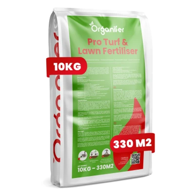 Afbeelding van Organifer Pro Turf &amp; Gazon Meststof Gefaseerde Afgifte (10 kg voor 330 m2)