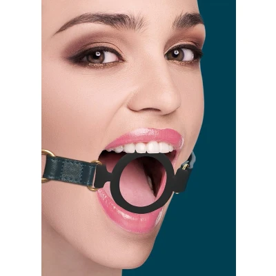 Afbeelding van Shots Ouch! Silicone Open Ring Gag green