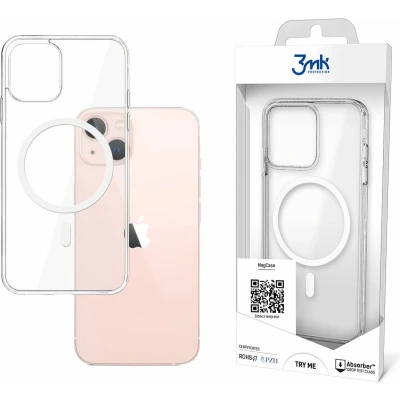 Afbeelding van 3mk MagCase Verstevigde hoes voor iPhone 13 MagSafe Transparant