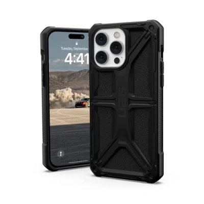 Afbeelding van UAG Monarch iPhone 14 Pro Max Hoesje carbon zwart