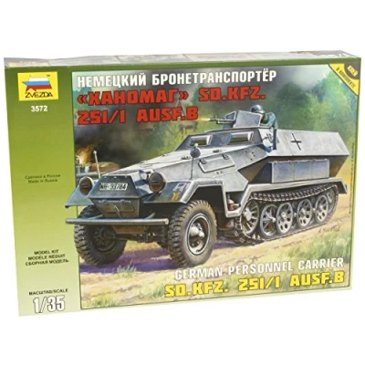Afbeelding van Zvezda Z3572 Model SD KFZ 251/1 Ausf B Schaal 1:35