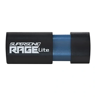 Afbeelding van USB stick Patriot Memory Supersonic Rage Lite Zwart Zwart/Blauw 32 GB