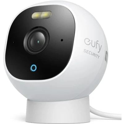 Afbeelding van eufy Security Solo OutdoorCam C22, alles in één stand alone bewakingscamera voor buiten, met 1080p resolutie, schijnwerpers, nachtzicht kleur, gratis gebruik, IP67 waterbescherming