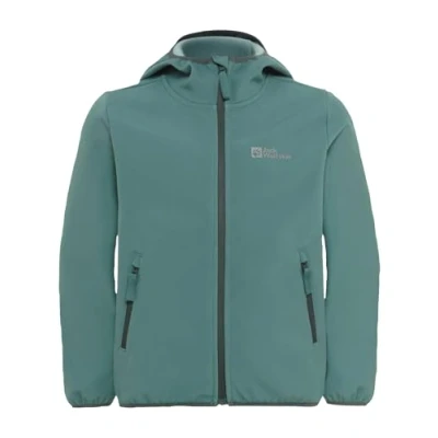 Afbeelding van Jack Wolfskin Fourwinds KIDS Unisex Softshelljas voor kinderen, Maat: 92, Jade green