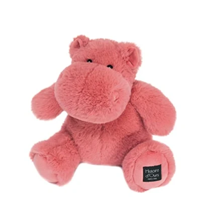Afbeelding van Histoire d&#039;ours Hip&#039;Hug pluche nijlpaard, terracotta, 25 cm, HO3099