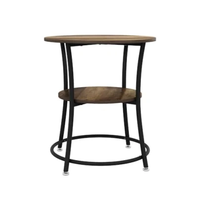 Afbeelding van Vicco Salontafel Quebec, Eiken rustiek, 50 x 55 cm met plank