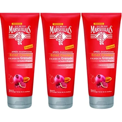 Afbeelding van Le Petit Marseillais Conditioner met granaatappel en arganolie, 200 ml, 3 stuks