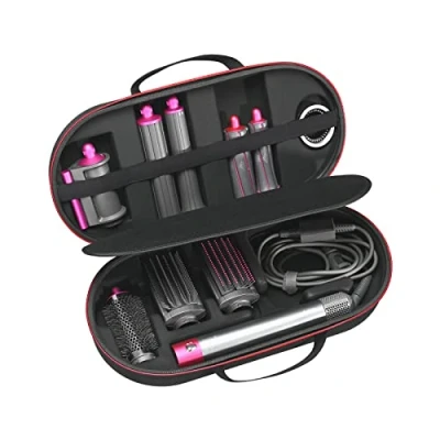 Afbeelding van RLSOCO Case Hoes voor Dyson airwrap Complete/Complete Long Styler HS05 HS01 past 4pcs LANGE OF KORTE lopen Zwart(Alleen geval, Haarstyler is niet inbegrepen)