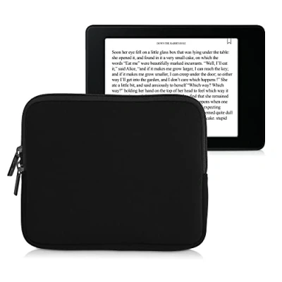 Afbeelding van kwmobile E Reader beschermhoes 17,5 x 14,7 cm voor in neopreen zwart
