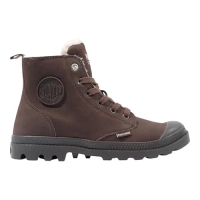 Afbeelding van Palladium Pampa HI ZIP Korte laarzen, Dames, Maat: 36, Dark cocoa Leer