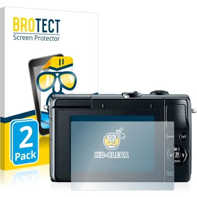 Afbeelding van BROTECT Screenprotector voor Canon EOS M100 Folie Beschermfolie transparant (2 Stuks)