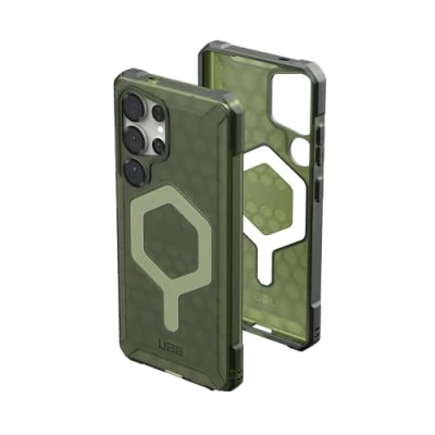 Afbeelding van UAG Hoesje Geschikt voor Samsung Galaxy S25 Ultra Siliconen Essential Armor Magsafe groen