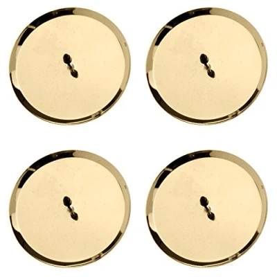 Afbeelding van Glorex 4 stuks 67021302 kandelaars goud 8 cm