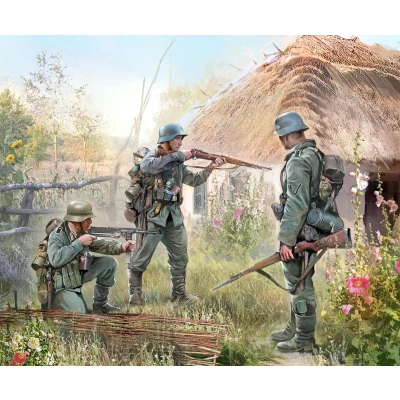 Afbeelding van Zvezda German Infantry East Front 1941 Zve6105