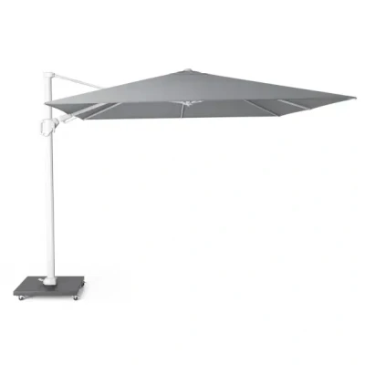 Afbeelding van Zweefparasol Challenger Zijwaarts Kantelbaar (T2) premium 3x3 meter Manhattan zonwering I Platinum
