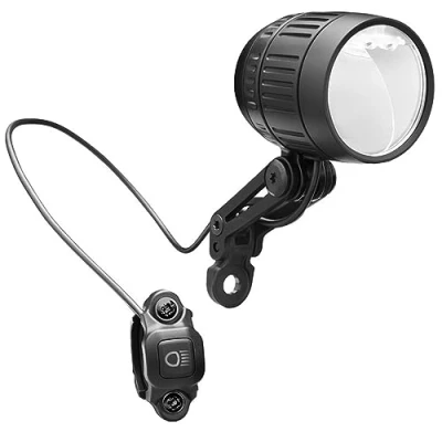 Afbeelding van Koplamp Busch und Müller Lumotec IQ XM High Beam voor e bike 120/170 Lux zwart