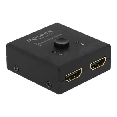Image de Delock HDMI 2 1 bidirectional 4K 60 Hz compact Retail Box commutateur vidéo/audio x de bureau