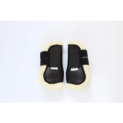 Image de HB Ruitersport Protèges Tendons Furr Little Sizes Noir Shetland