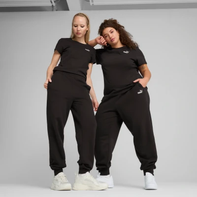 Afbeelding van Puma Small LOGO Comfort Highwaist Sweatpants Trainingsbroek, Dames, Maat: XXL, Black