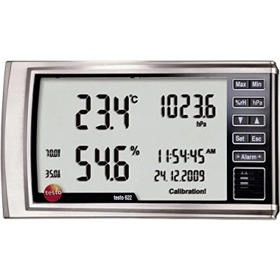 Afbeelding van testo 622 Luchtvochtigheidsmeter (hygrometer) 0 % Hrel 100 Dauwpunt/schimmel waarschuwingsweergave