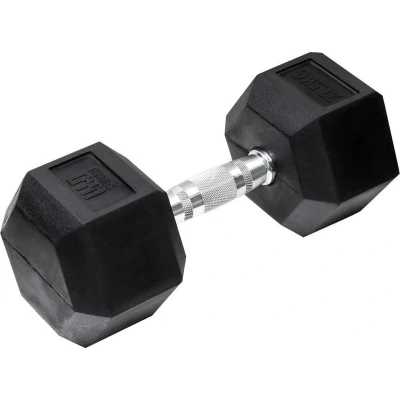Afbeelding van Orange Gym Hex Dumbbell Black 27.5 kg