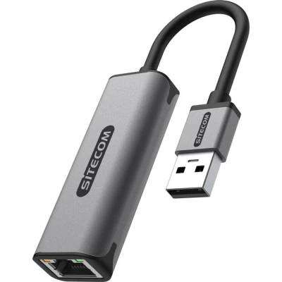Image de Sitecom Adaptateur Usb a Vers Ethernet Argenté / Noir (ad 1004)