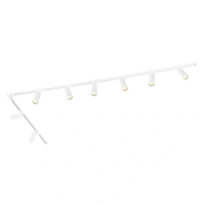 Afbeelding van Ledvion LED Railverlichting 3M + 8 Railspots (5W, 2700K, Wit, Dimbaar), 1 Fase Railarmatuur, Railverlichtingsarmatuur, Railspot Armatuur
