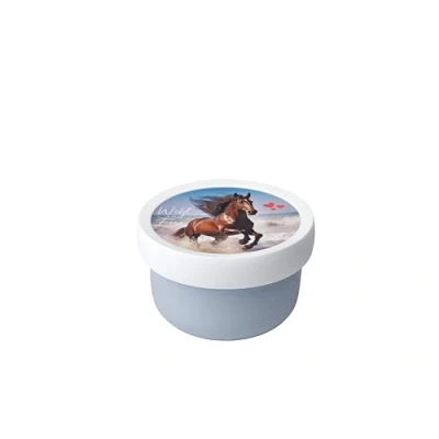 Image de Mepal Fruitbox Campus Boîte à gouter pour enfants Lavable au lave vaisselle et convient micro ondes Sans BPA 300 ml Wild Horse