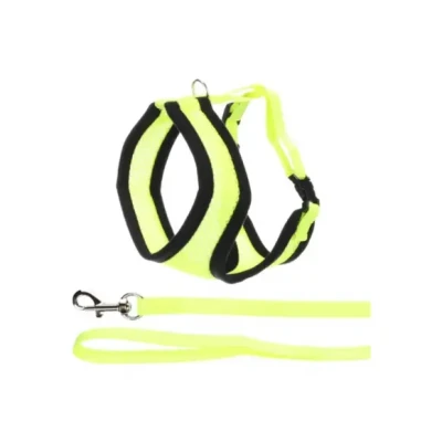 Afbeelding van Flamingo Kattenharnas met riem, geel, 32 cm, 36 48 110 10 mm