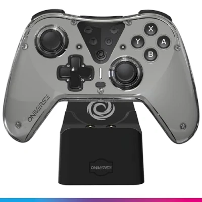 Afbeelding van ONIVERSE Wireless Astralite Bluetooth Controller Smoked Black + Charging Station Switch / PC