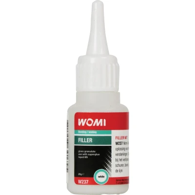 Afbeelding van Womi W237 Secondelijm Filler Wit 20 Gram