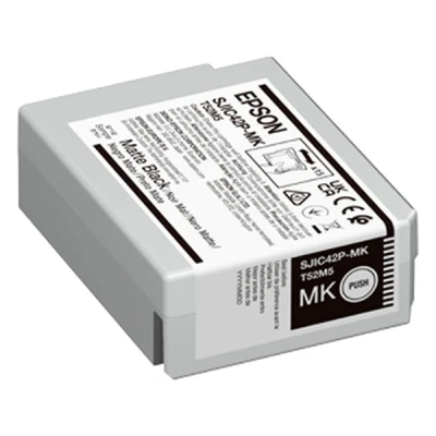 Image de Epson SJIC42P MK Noir mat original cartouche d&#039;encre pour ColorWorks CW C4000E (MK)