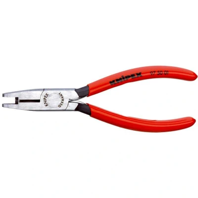 Image de KNIPEX 97 50 01 pince à sertir pour connecteurs Scotchlok avec tranchant plastifié 155 mm