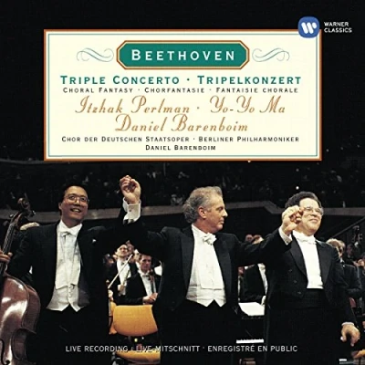 Afbeelding van Beethoven: Triple Concerto, etc / Perlman, Ma, Barenboim