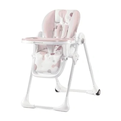 Afbeelding van Kinderkraft YUMMY Hoge kinderstoel Verstelbare rugleuning Roze