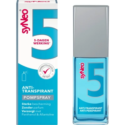 Afbeelding van syNeo 5 Deodorant Anti transpirant Pompspray 30 ml Overmatig zweten