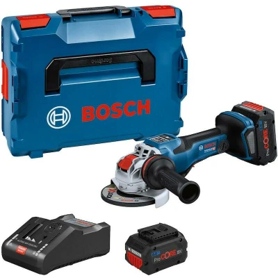 Afbeelding van BOSCH GWX 18V 15 PSC haakse accu slijper met X LOCK in L Boxx 136 (2x 8,0Ah + lader) 06019H6G01